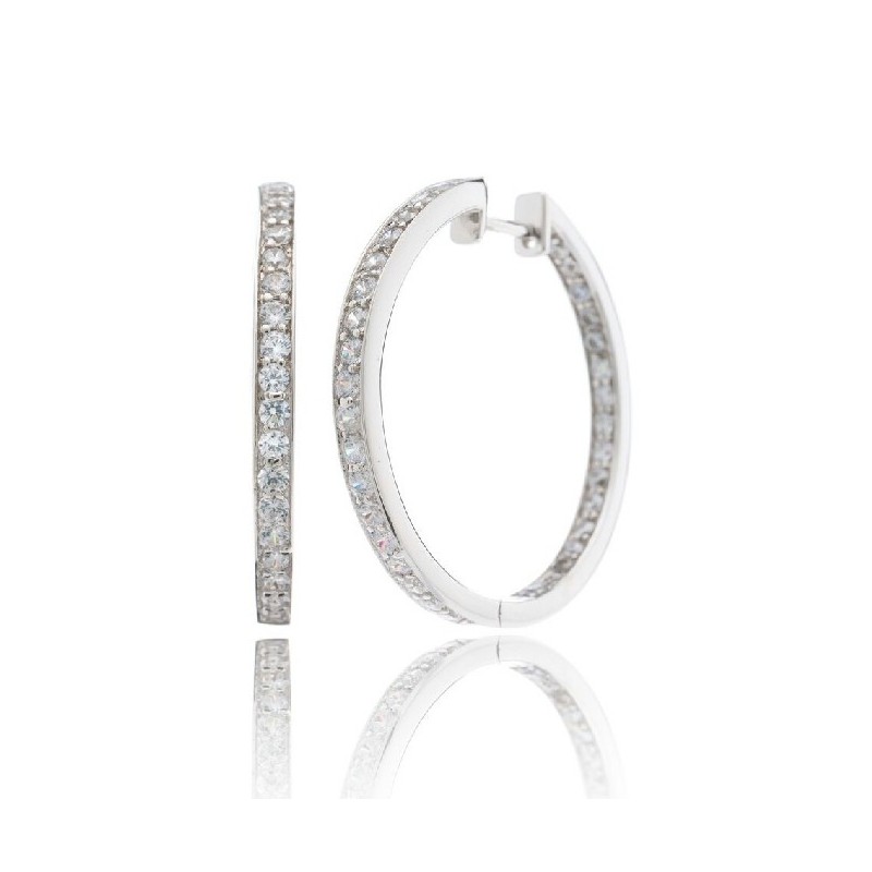 Pendientes Plata 1ª Ley Carcassone Aro